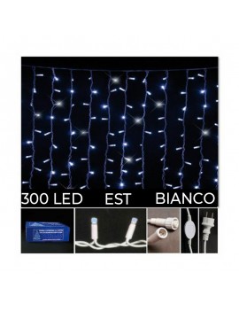TENDA 300 LED BIANCA mt.3 CON FLASH BIANCHI  PER ESTERNO ART.03080440