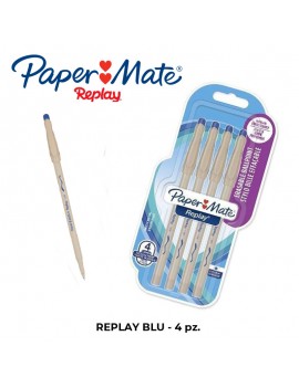 PENNA CANCELLABILE PAPERMATE REPLAY IN BLISTER PZ.4 ART.2027838