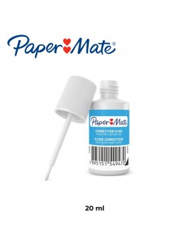 CORRETTORE PAPER MATE LIQUID PAPER- A FLACONE 20ml IN BLISTER PZ.1