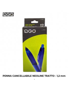 PENNA CANCELLABILE NEOLINE TRATTO DA 1.2mm BLU ART.5621