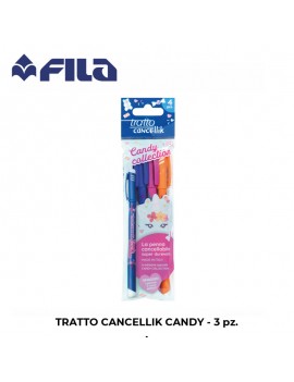 PENNA CANCELLABILE TRATTO CANCELLIK CANDY COLLECTION 3PZ BLISTER