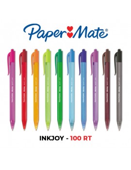 PAPERMATE INKJOY 100 RT PENNA A SFERA TRATTO 1MM