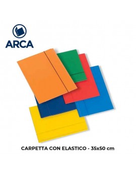 CARPETTA CON ELASTICO ARCA COLORE ASSORTITO 1PZ 35X50 CM ART.0252M