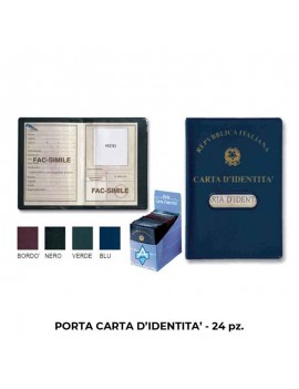 PORTA CARTA IDENTITA'  RFG  CLASSIC VARI COLORI ART.B210CL