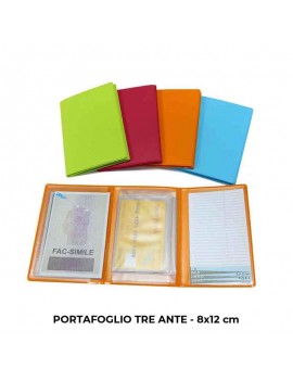 PORTAFOGLIO RFG TRE ANTE  CON CARD POLO cm.8X12 ART.B221PO