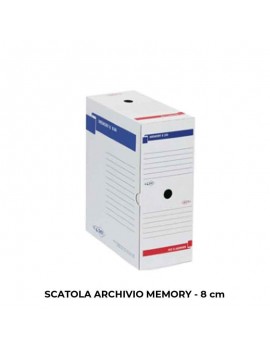 SCATOLA ARCHIVIO MEMORY cm.8 IN CARTONE ART.573208