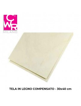 TELA CWR IN LEGNO COMPENSATO DI BETULLA cm.30X40 ART.07483