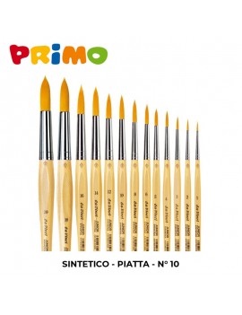PENNELLI PRIMO SINTETICI PUNTA PIATTA N°10  ART.241PQ10