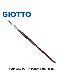 PENNELLI GIOTTO PUNTA TONDA SINTETICI 12PZ SERIE 500 N°12 ART.561200