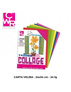 CARTA VELINA CWR ALBUM 24 FOGLI cm.24X34 ART.706/24