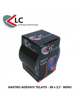 NASTRO ADESIVO TELATO CLC 38X2,7 NERO ART.3000131