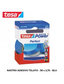 NASTRO ADESIVO TELATO TESA 38X2,75  BLU
