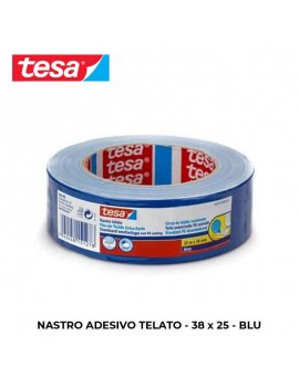 NASTRO ADESIVO TELATO TESA 38X25  BLU