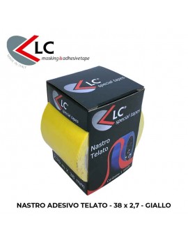 NASTRO ADESIVO TELATO CLC 38X2,7 GIALLO ART.3000137