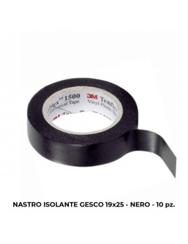NASTRO ISOLANTE GESCO 19X25 NERO ART.01350021